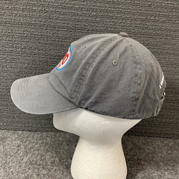 Hero OneBlood Baseball Hat Women's Adjustable Gray Embroidered Strapback Cap - Picture 6 of 12